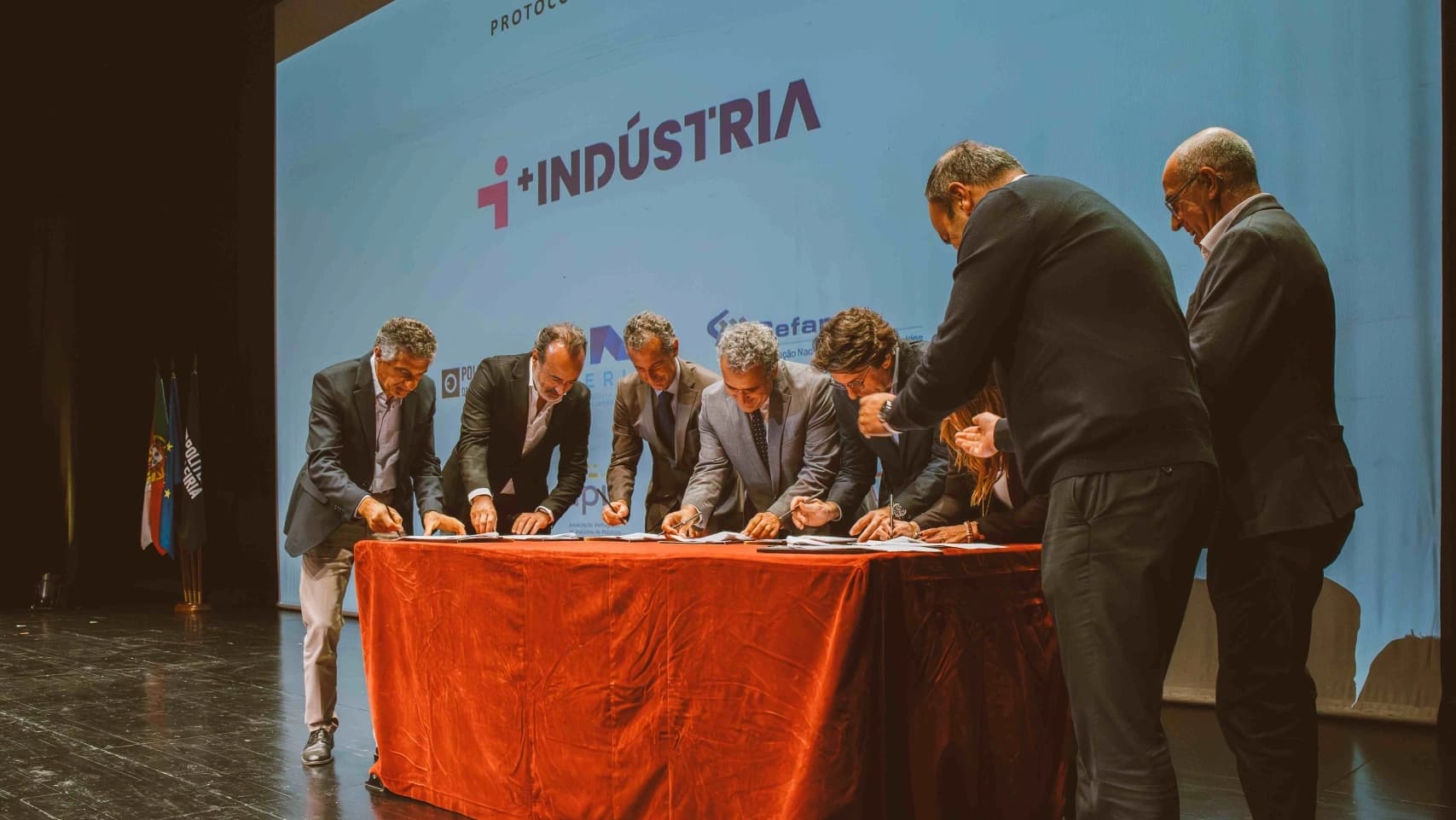 Assinatura do protocolo "+ INDÚSTRIA" @IPLeiria