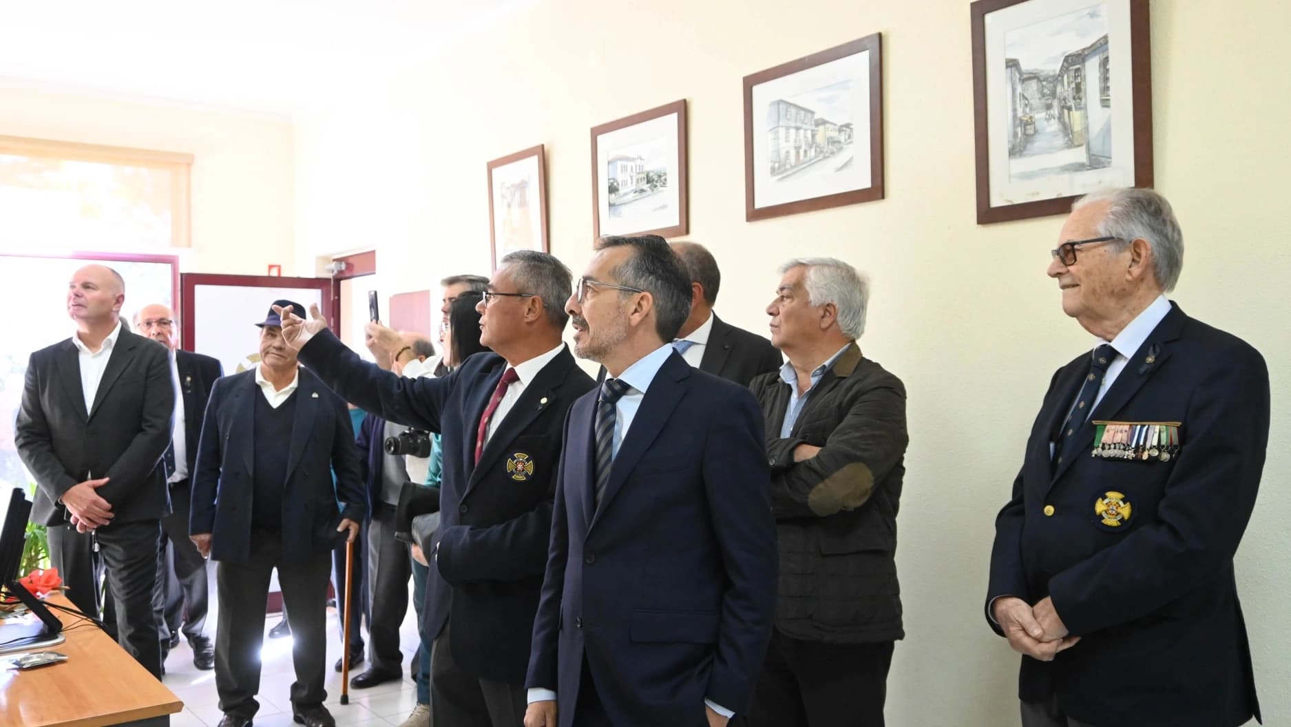 Inauguração da sede da Liga dos Combatentes em Tarouca @CM Tarouca