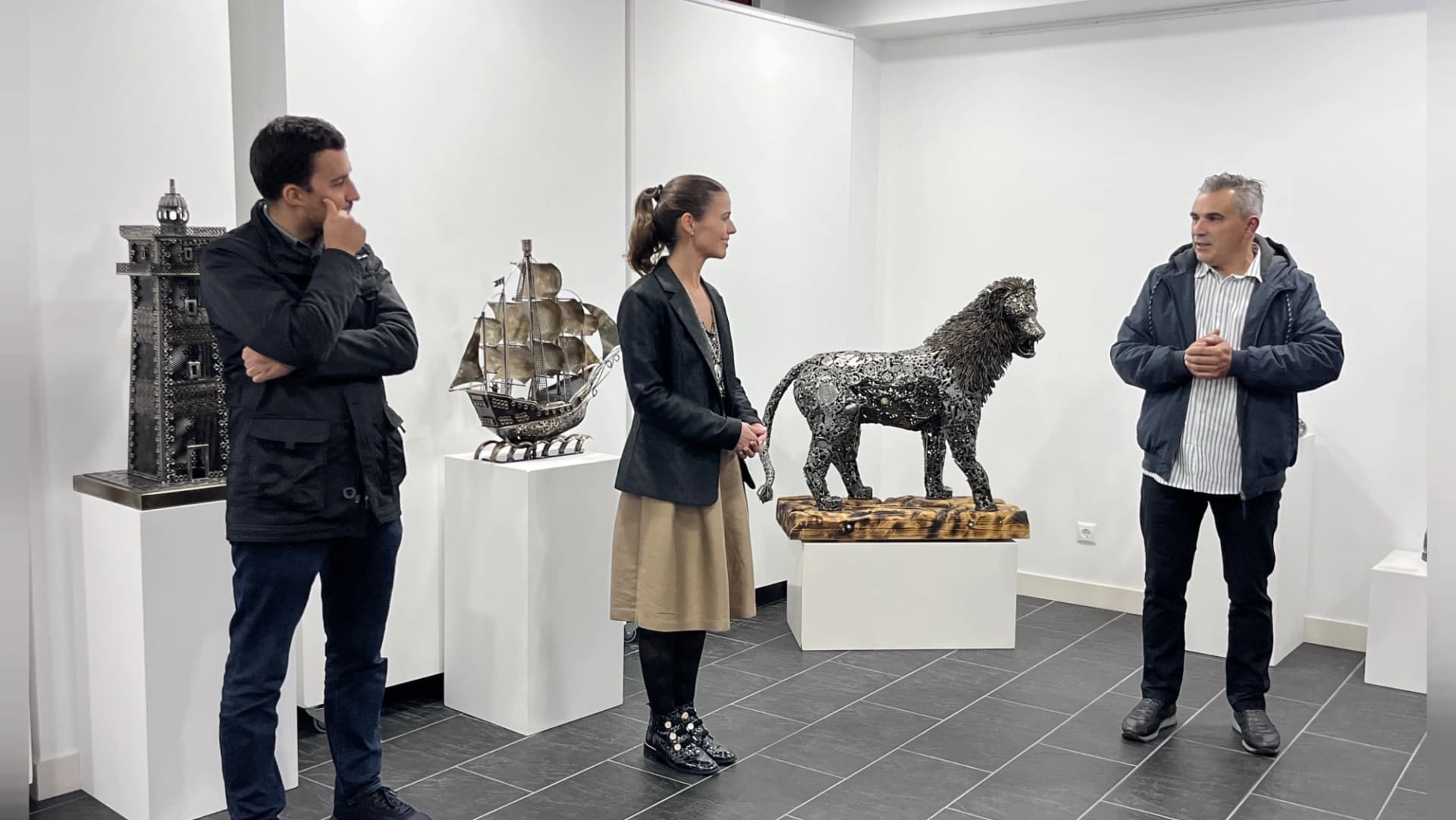 Inauguração da exposição "Memórias de Metal. Esculturas que Contam Histórias" @CM Tondela