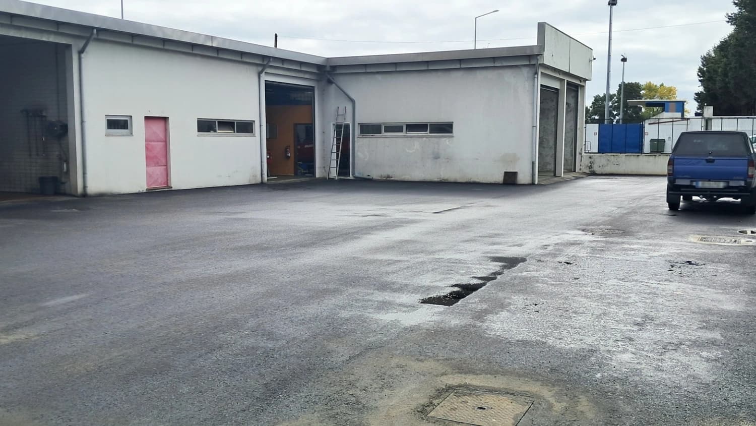 Piso da parada do quartel dos bombeiros @CM Murtosa