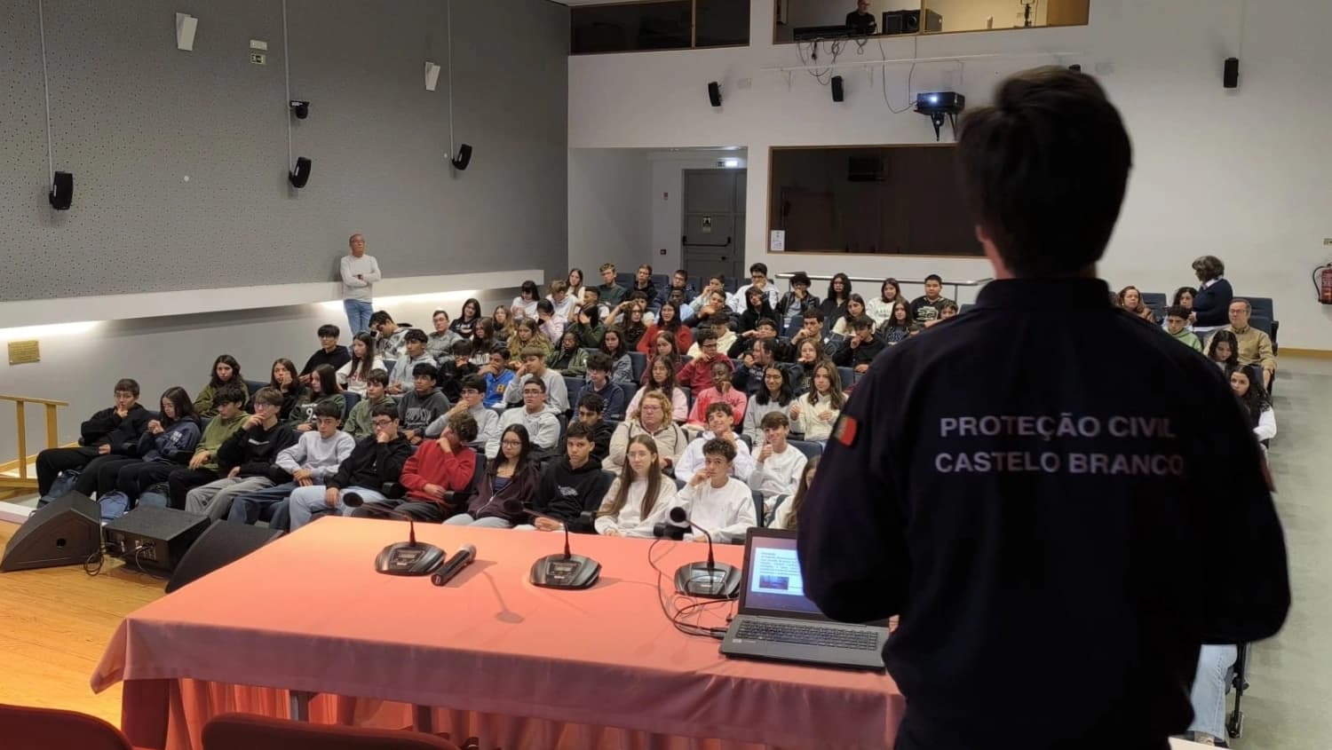 Palestra sobre "Riscos e Catástrofes Naturais" @CM Castelo Branco