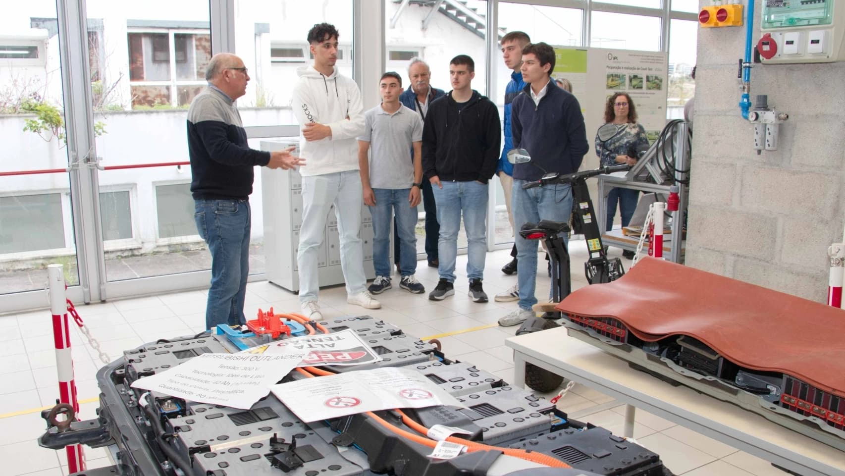 Visita dos alunos da Escola Profissional de Leiria @IPLeiria