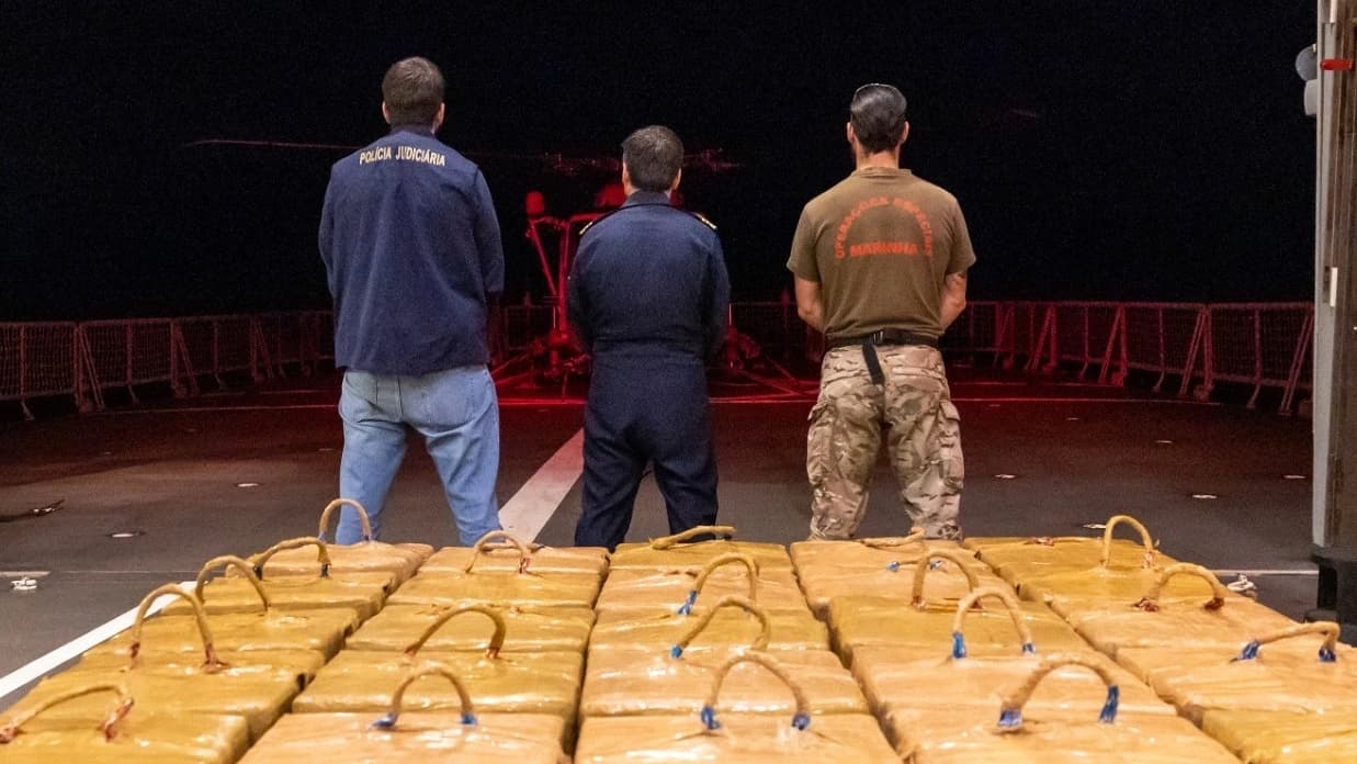 Material apreendido @PJ