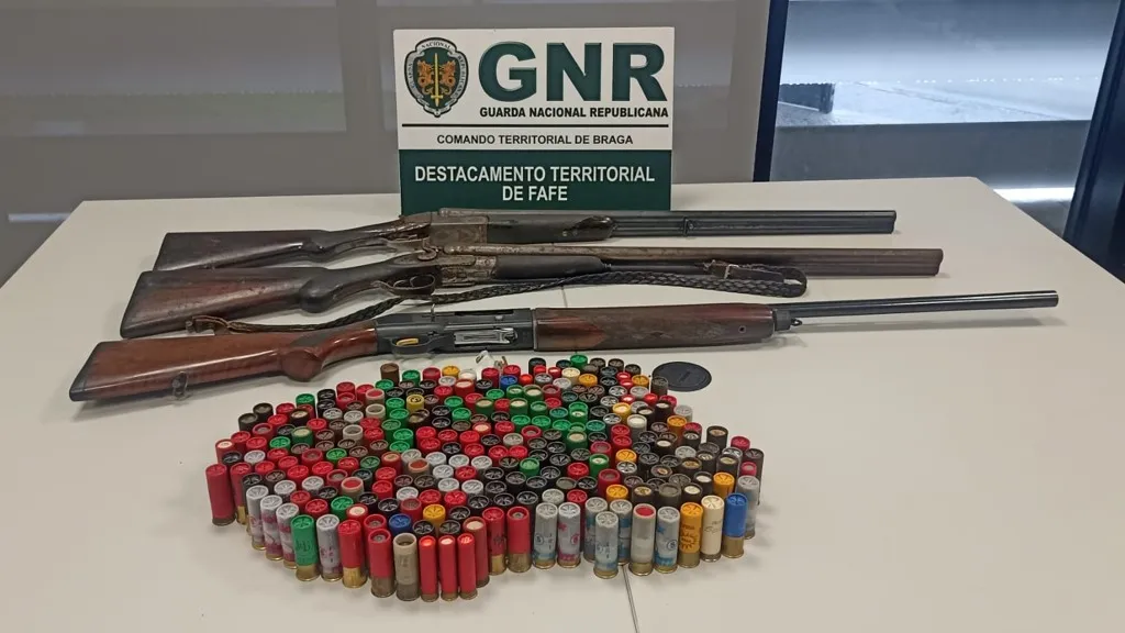 Armas apreendidas @GNR