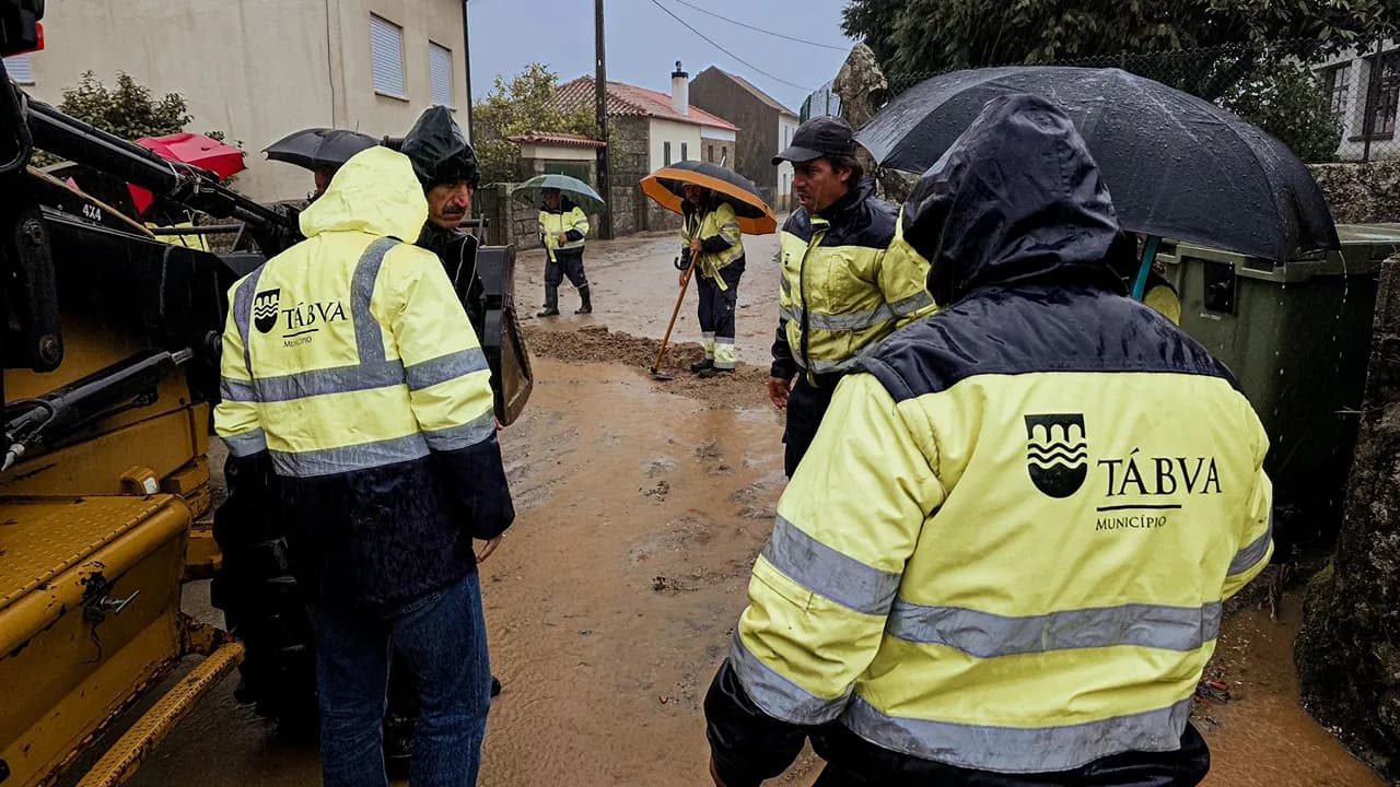 Ação da Proteção Civil Municipal @CM Tábua