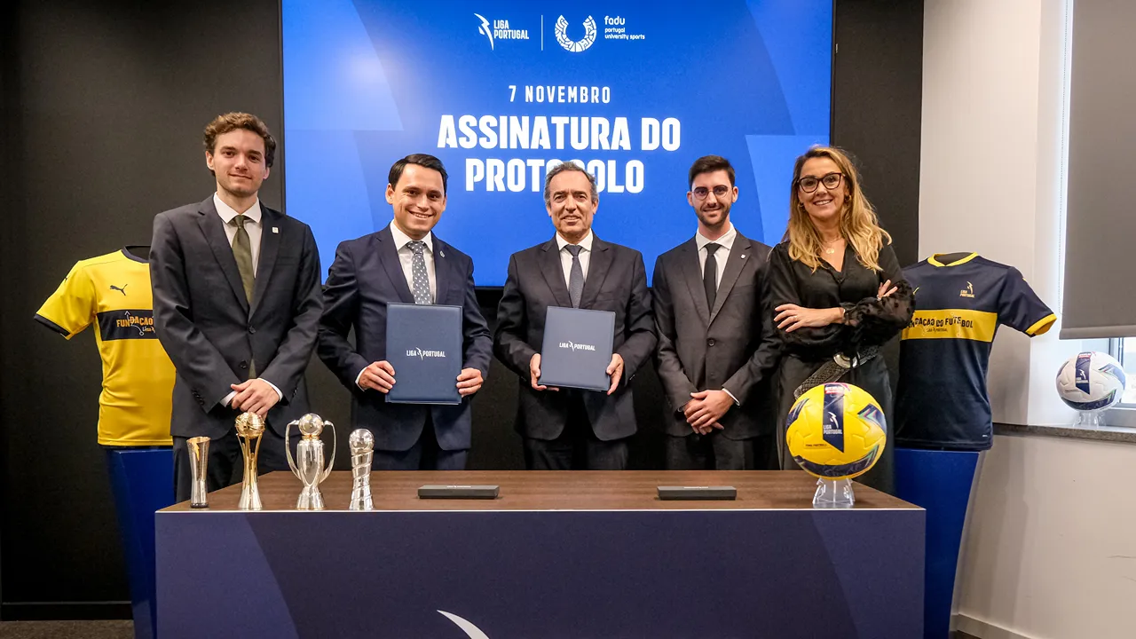 Assinatura protocolo Liga Portugal e FADU ©Liga Portugal