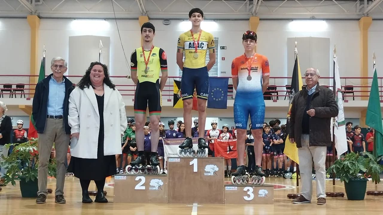 Pódios da Taça Nacional Indoor de Patinagem de Velocidade @CM Marinha Grande