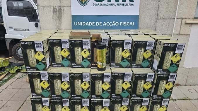 Material apreendido @GNR UAF