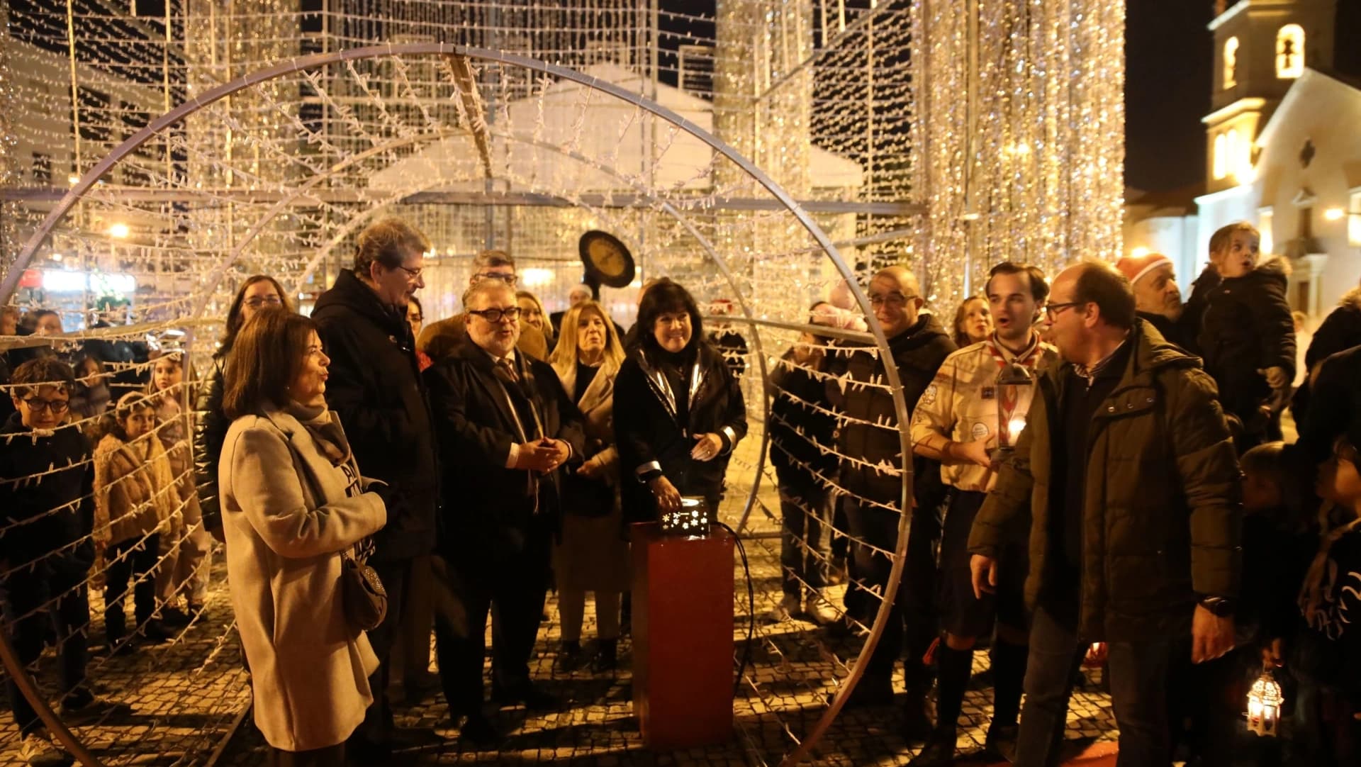 Inauguração da iluminação de Natal @CM Cantanhede