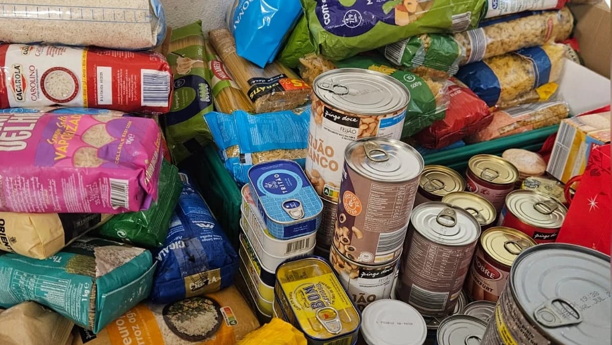 Alimentos doados @CM Vila de Rei