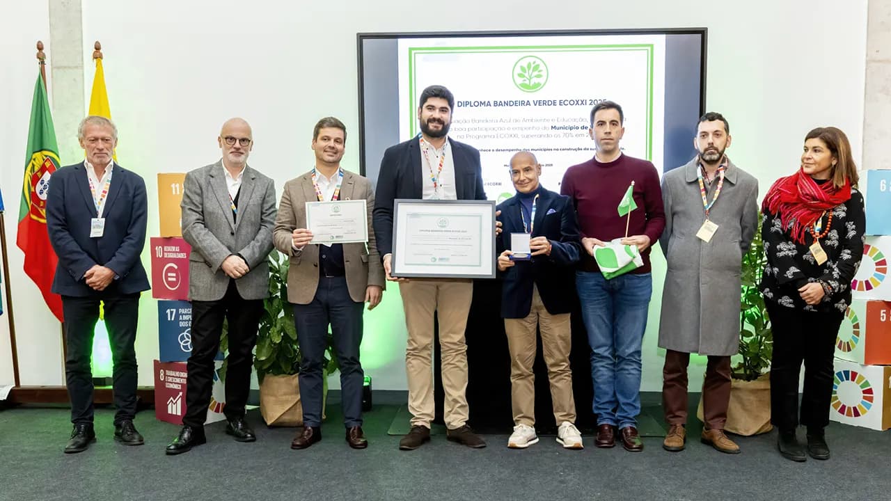 Distinção Bandeira Verde ECOXXI 2025 @CM Vila de Rei