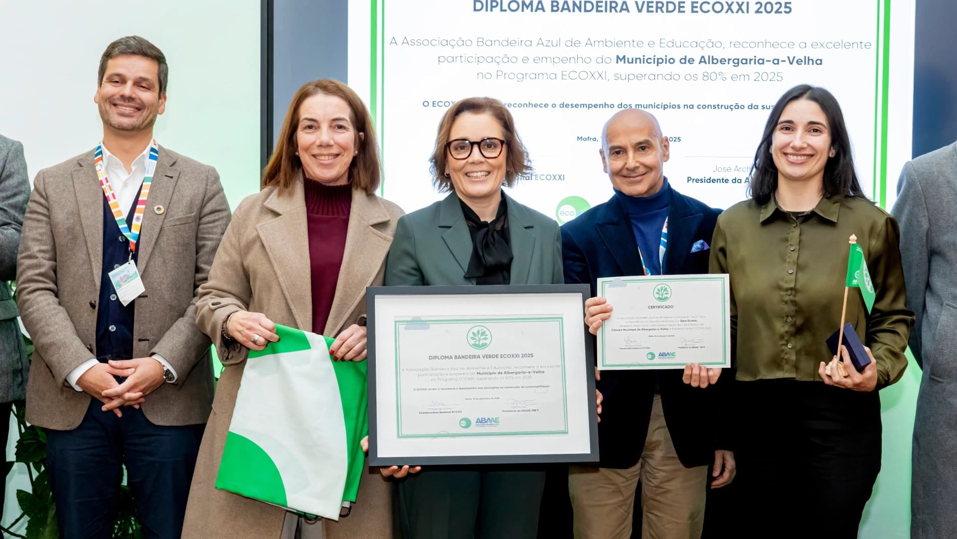 Entrega da Bandeira Verde ECOXXI 2025 @CM Albergaria-a-Velha