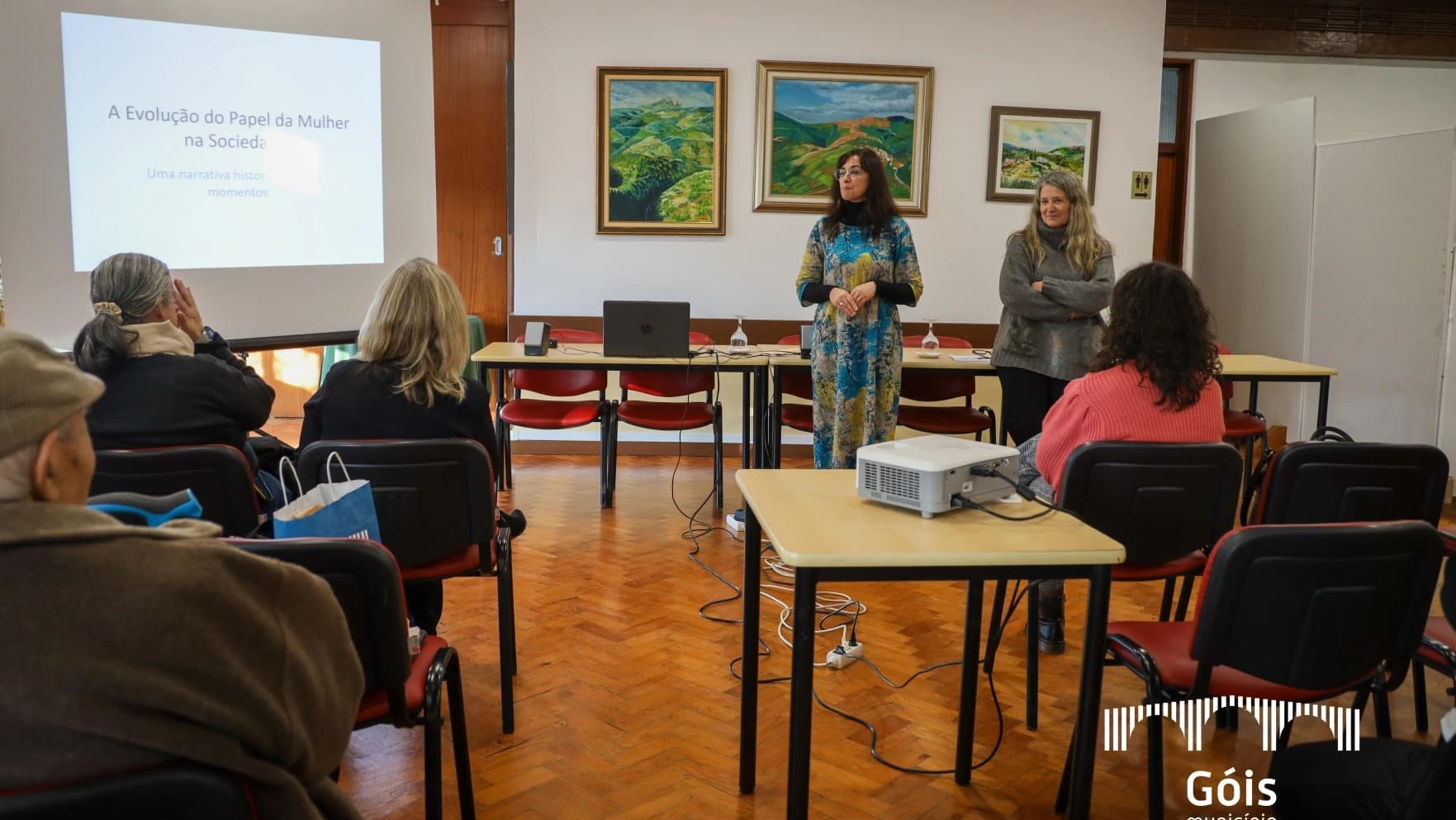 Sessão "Evolução dos Direitos das Mulheres" @CM Góis