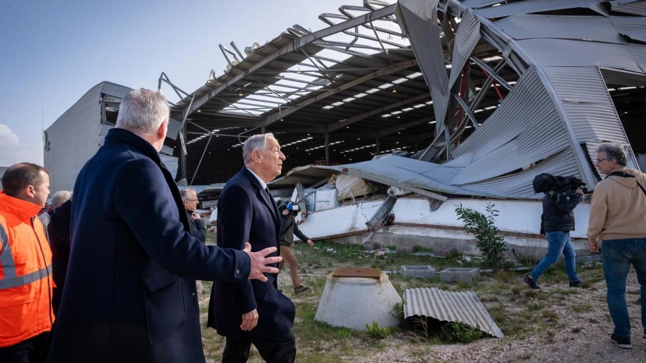 Estragos da Depressão Kristin na Figueira da Foz @CM Figueira da Foz