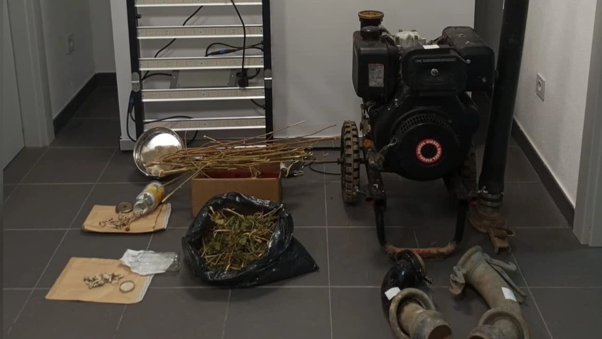 Material apreendido @GNR Leiria