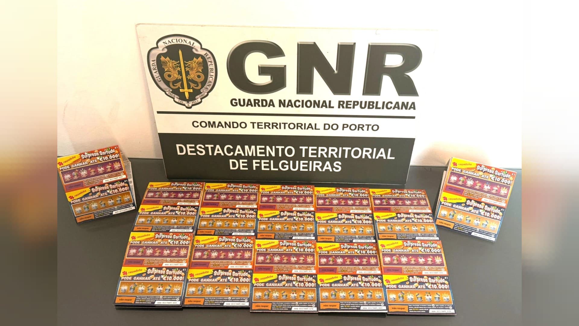 Arguido por furto de raspadinhas em Paços de Ferreira @GNR