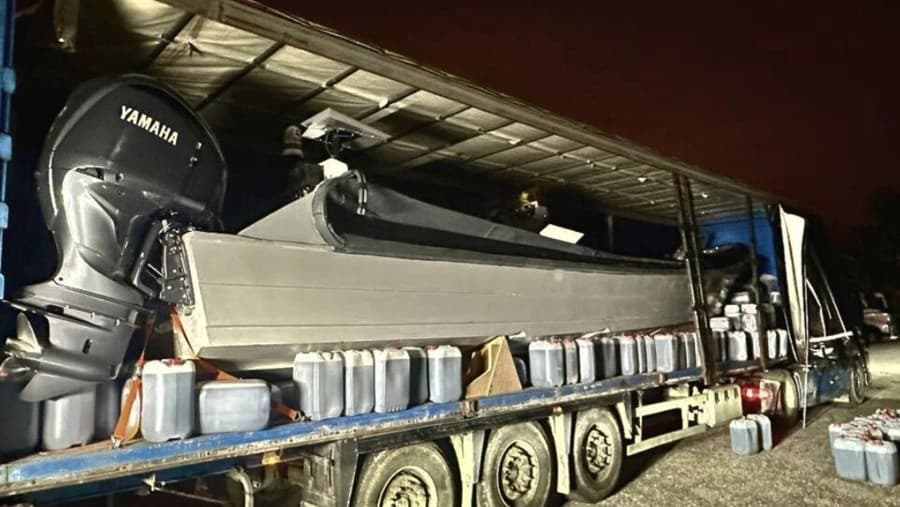 Material apreendido @GNR Setúbal