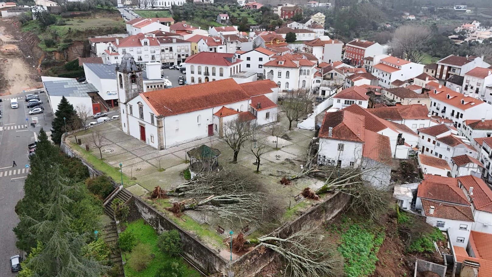 Efeitos da tempestade Kristin @CM Sertã