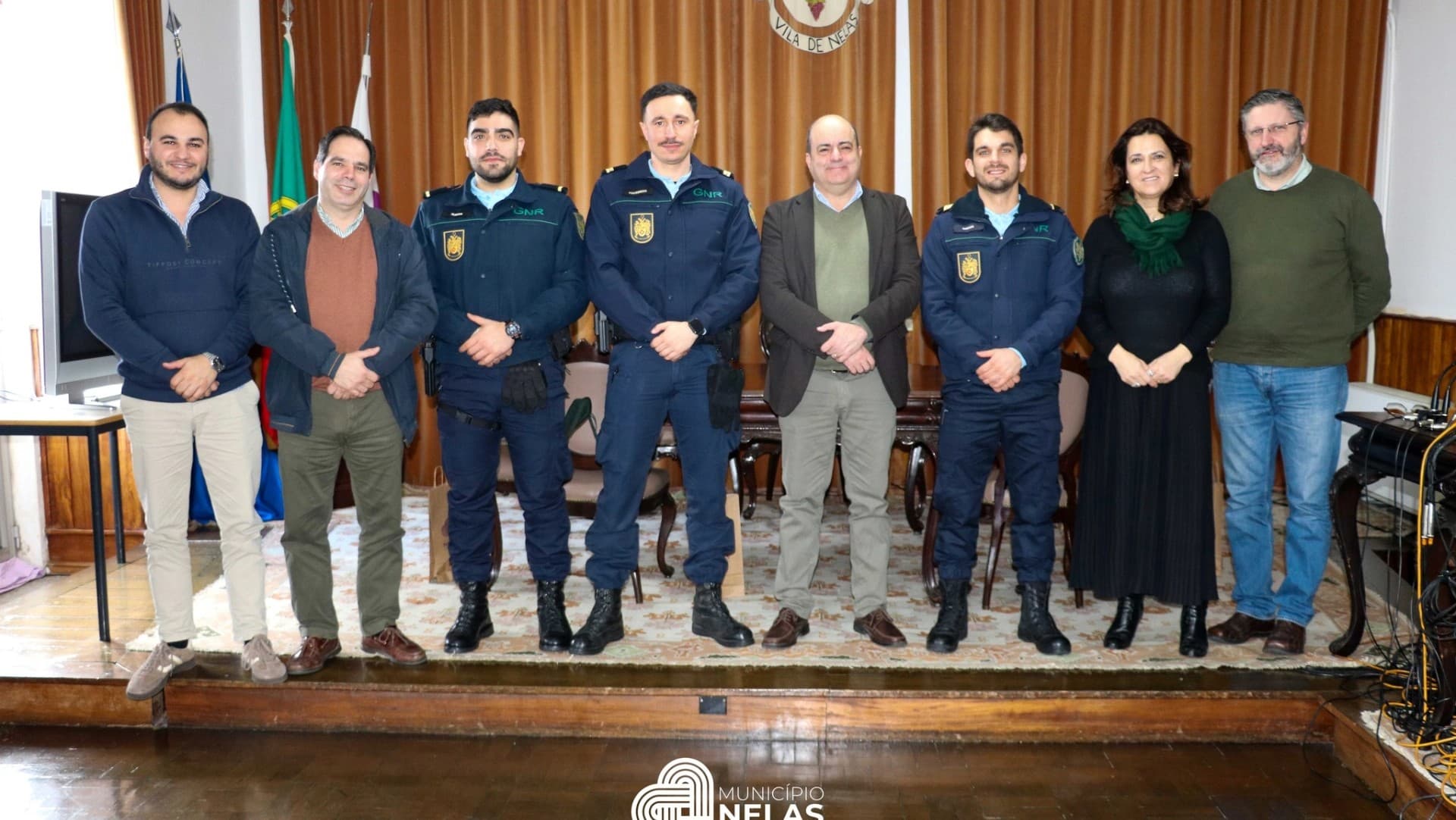 Município recebe o novo comandante do posto da GNR @CM Nelas