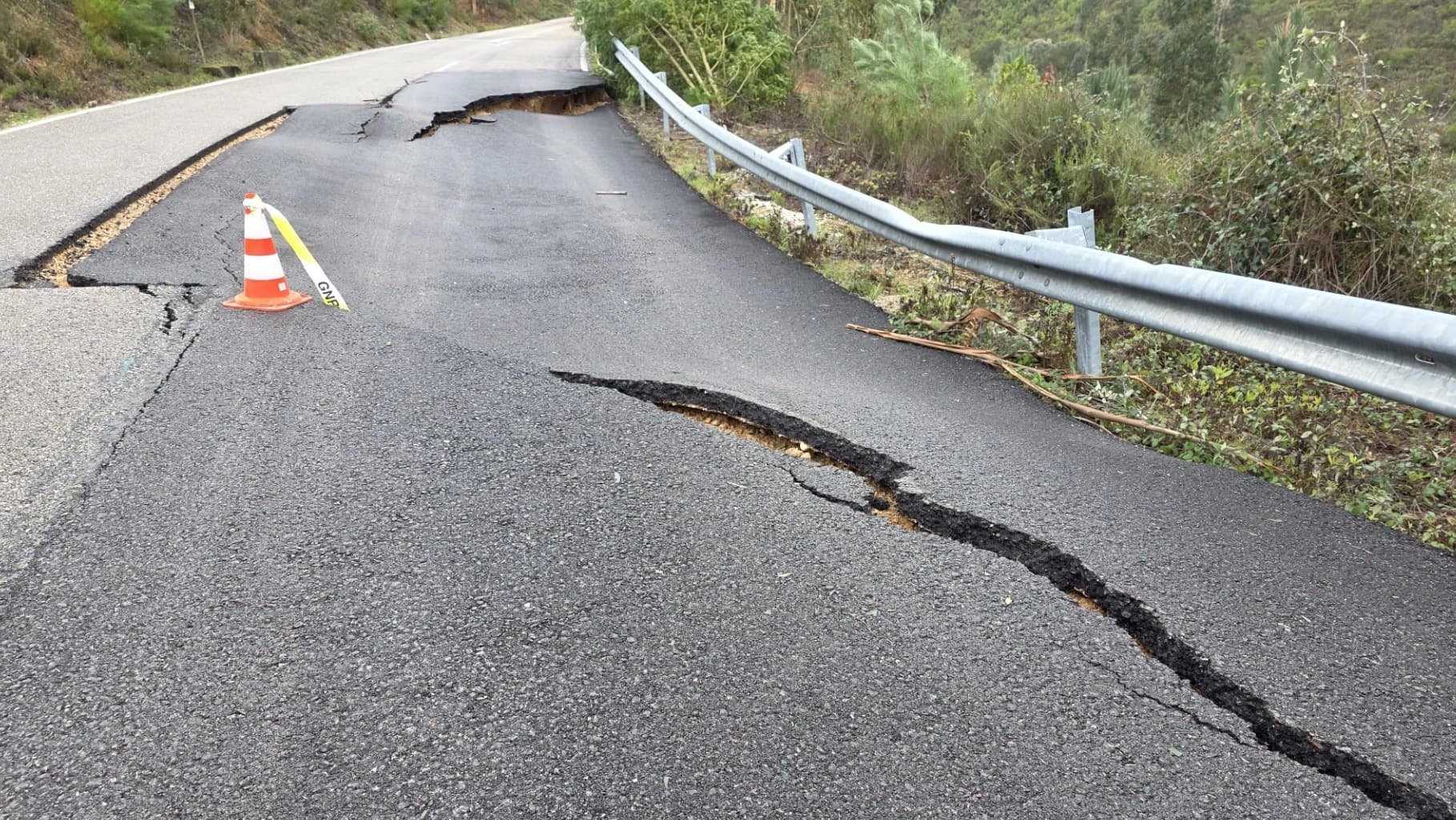 Danos provocados pela tempestade Kristin @CM Vila de Rei