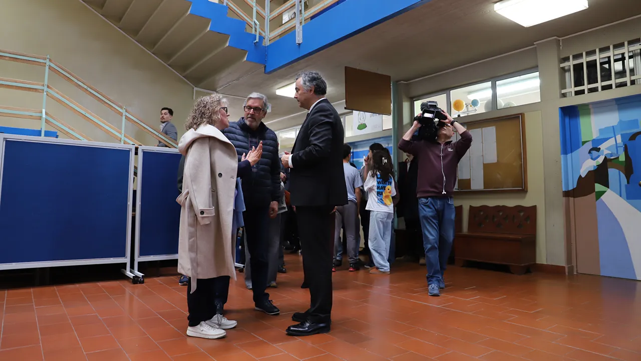 Visita do ministro da Educação, Ciência e Inovação, Fernando Alexandre @CM Marinha Grande