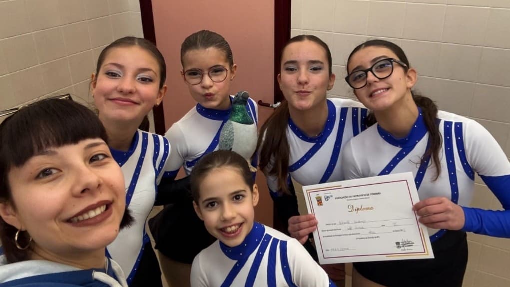 Atletas de patinagem artística da ASSSCC @ASSSCC