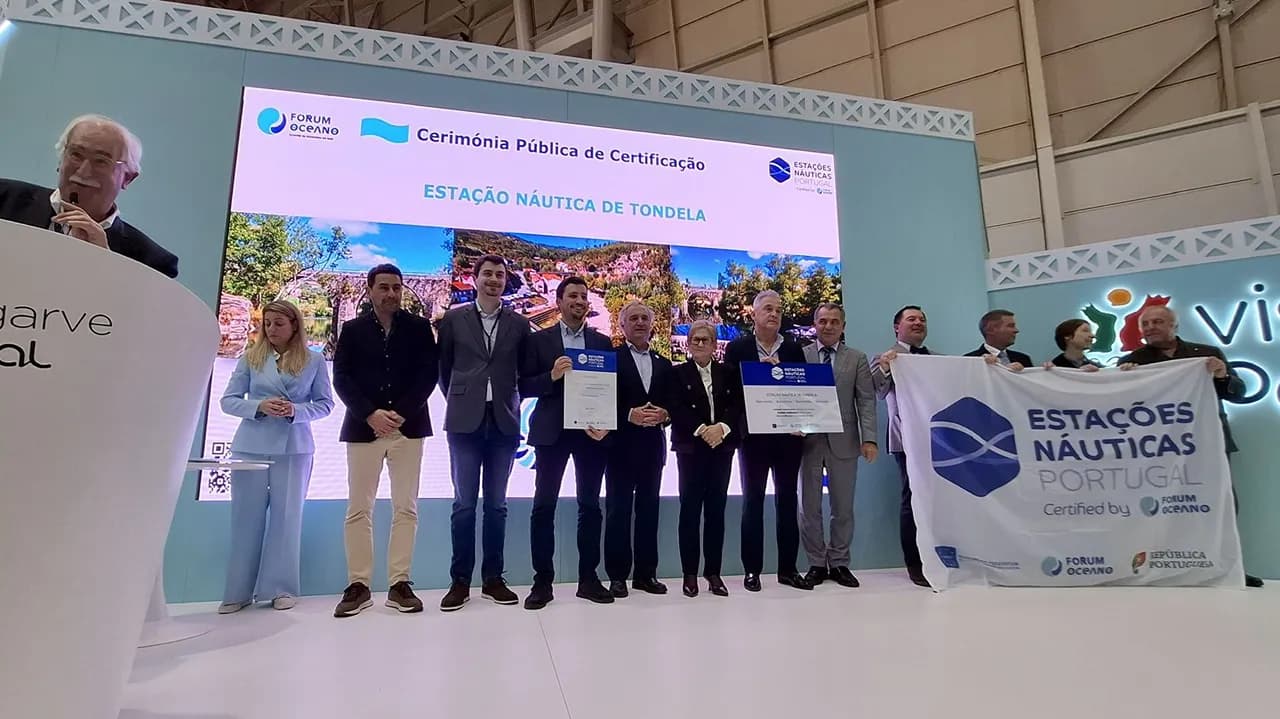 Estação Náutica de Tondela certificada @CM Tondela