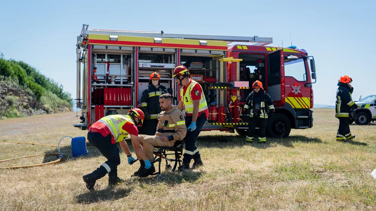 Simulacro (Exercício à Escala Total) no Heliporto de Pampilhosa da Serra @CM Pampilhosa da Serra