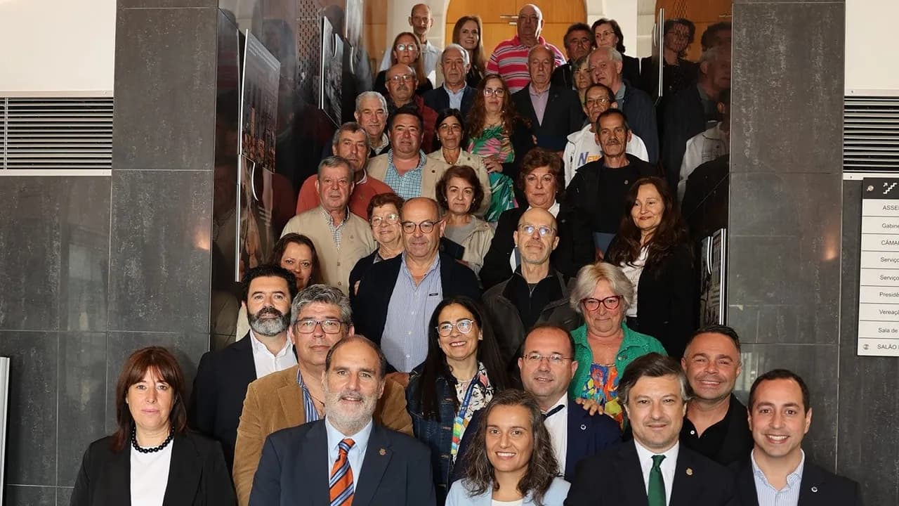 Funcionários homenageados @CM Anadia