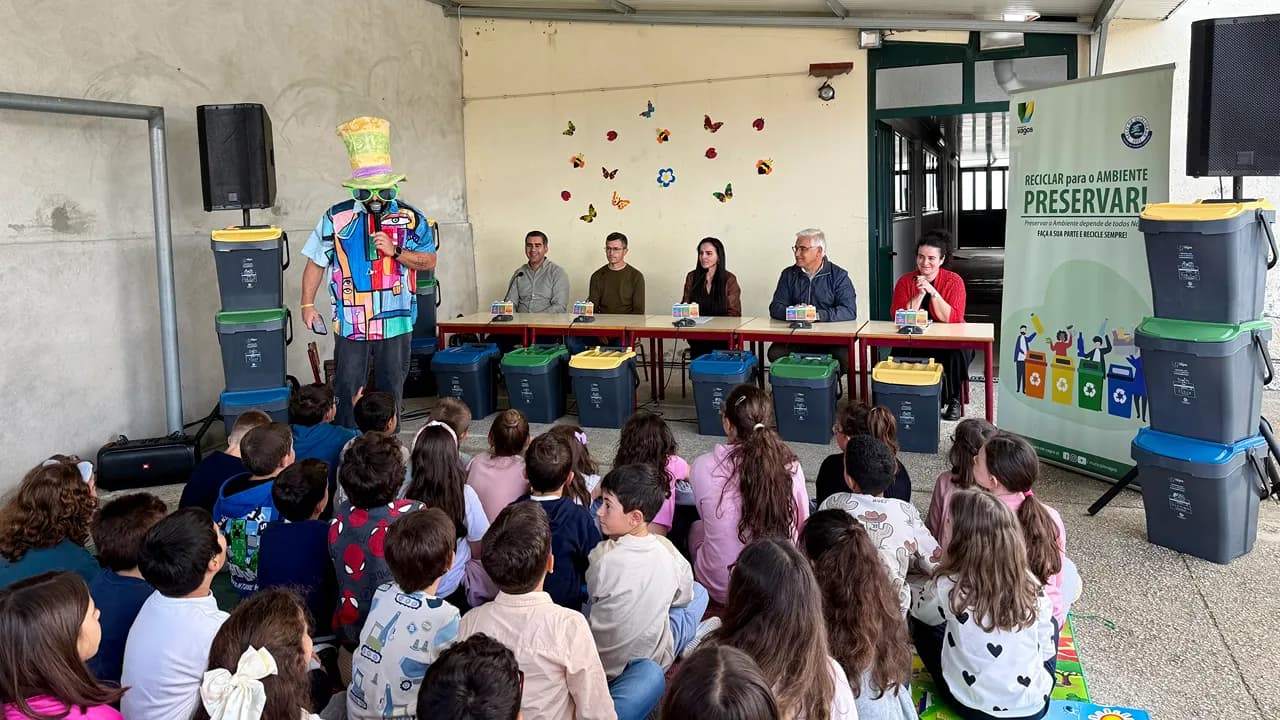 Projeto de educação ambiental "Reciclar para o ambiente preservar" @CM Vagos