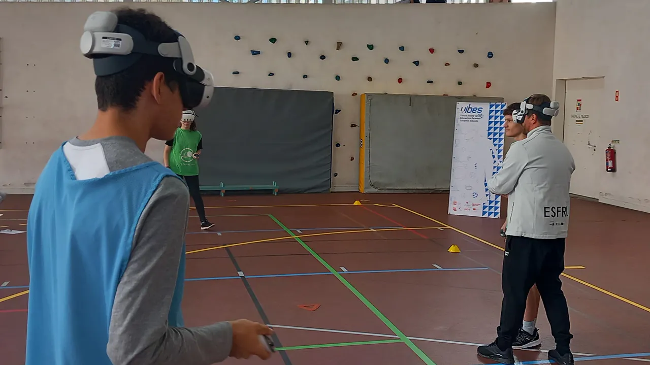 Projeto europeu VIBES - Virtual Reality Sports Interaction Between European Schools @ IPLeiria