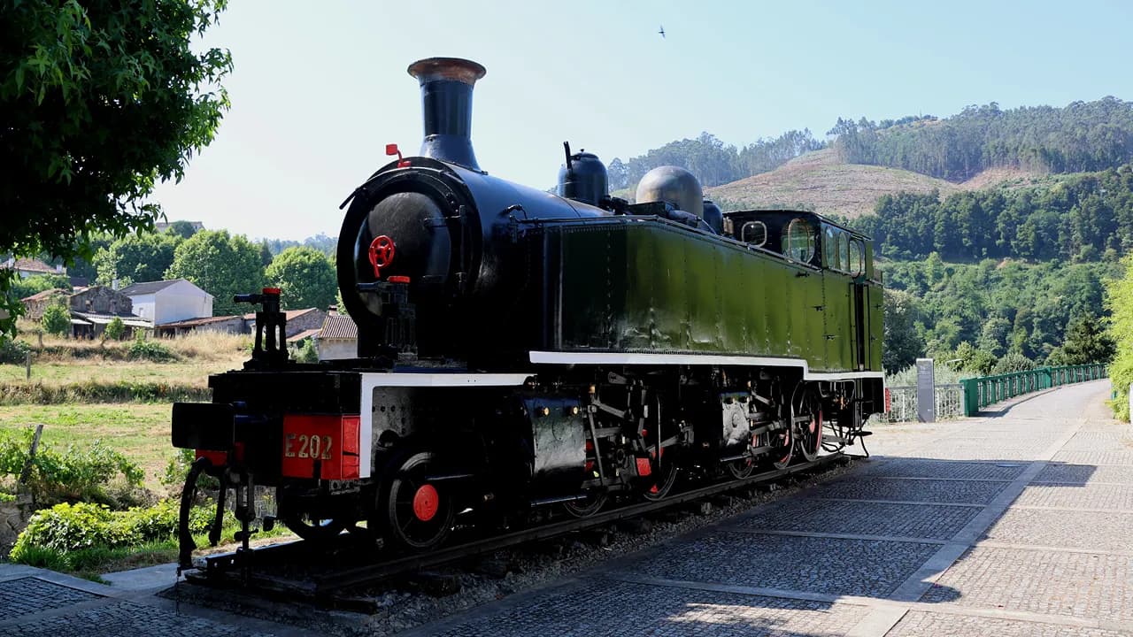 Locomotiva a vapor E202 @CM Vouzela