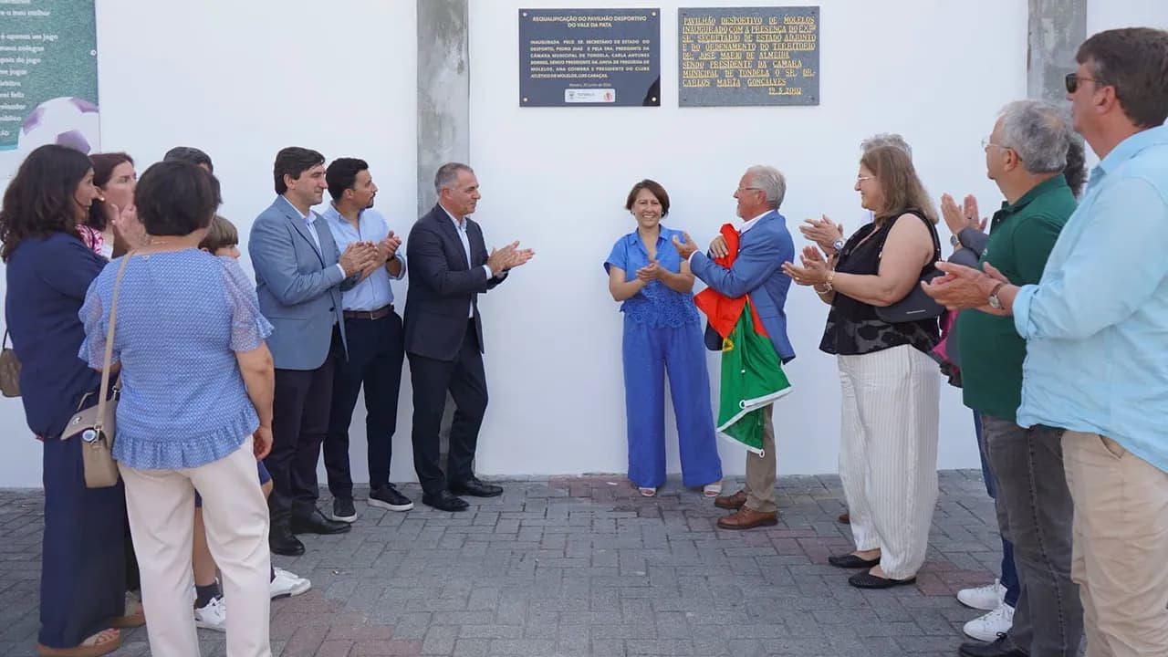 Inauguração da requalificação do Pavilhão de Molelos @CM Tondela