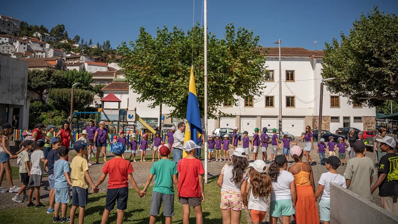 Hastear da bandeira do concelho @CM Pampilhosa da Serra