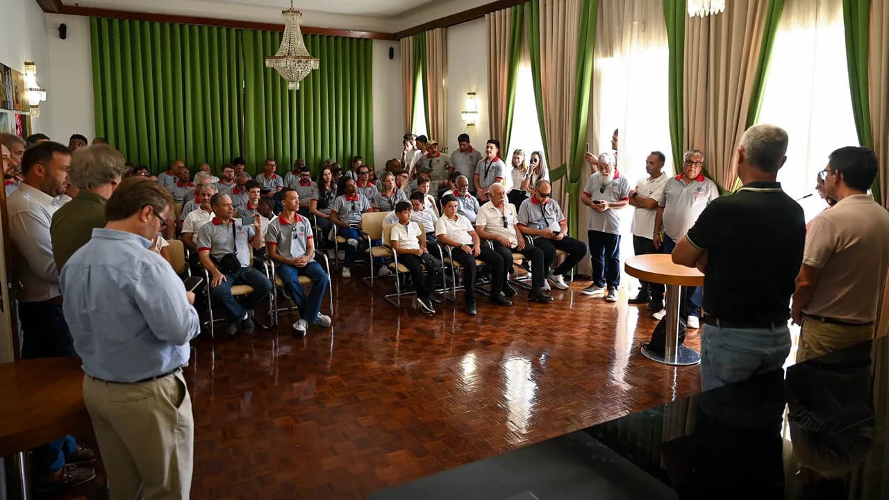 Receção à filarmónica @CM Idanha-a-Nova