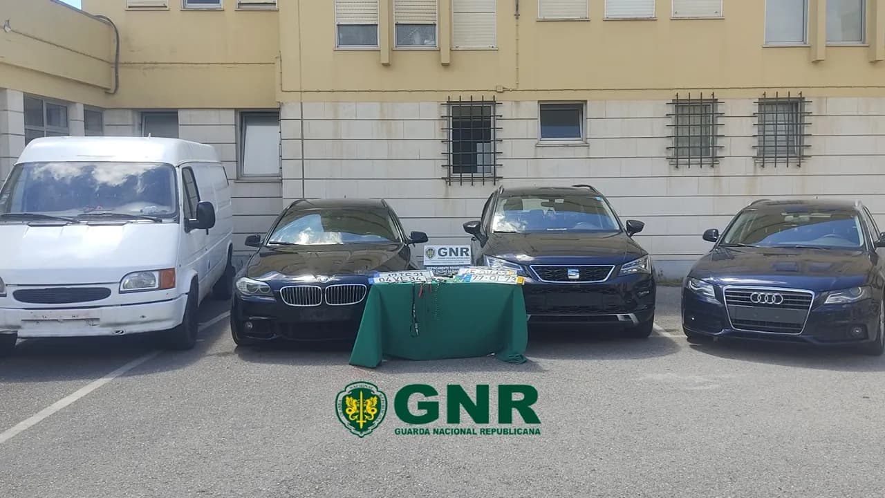 Apreensão Automóvel ©GNR Leiria