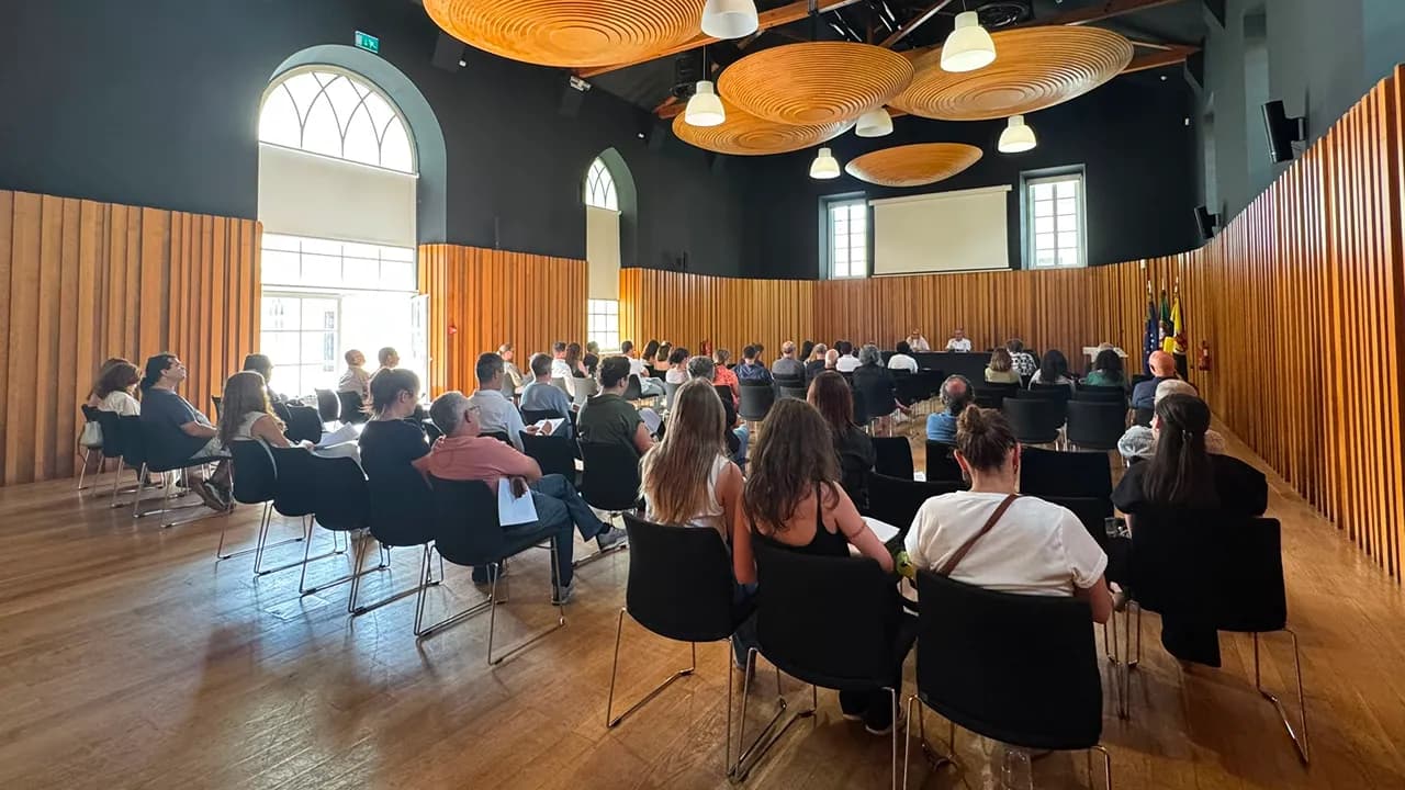 Sessão sobre urbanismo no Auditório da Resinagem @CM Marinha Grande