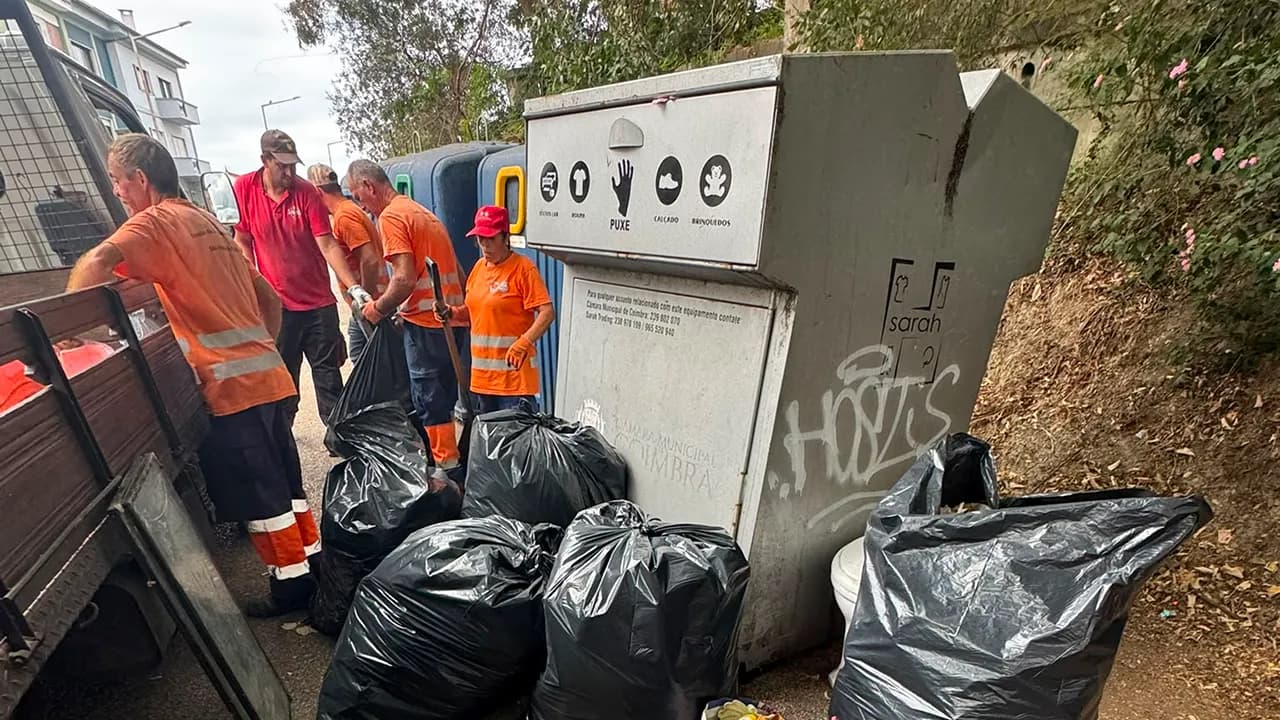 Ação de limpeza @ Eiras e São Paulo de Frades
